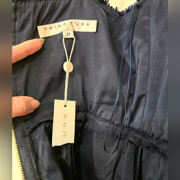 Trina Turk Energetic Navy Blue Cocktail Dress - Picture 9 of 10